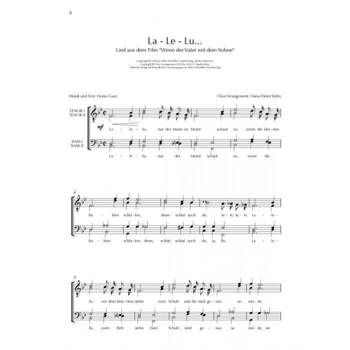 MWP-Nr.462 La le lu - HEINZ RÜHMANN - Musiknoten-GM-Seq-Style-mp3